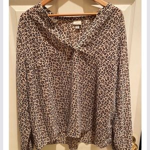 A New Day Women’s Leopard Print Blouse
